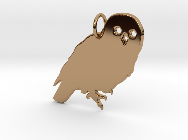 Owl in Polished Brass