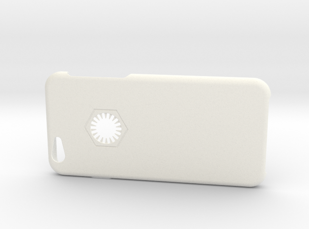 Iphone 6 Case First Order in White Processed Versatile Plastic
