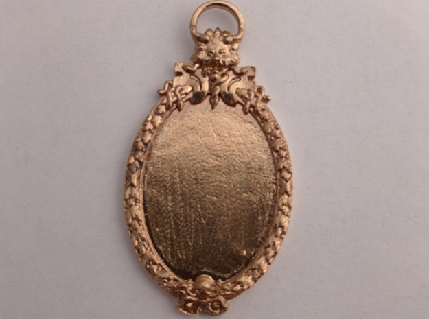 Scary Manor Cameo in Natural Bronze