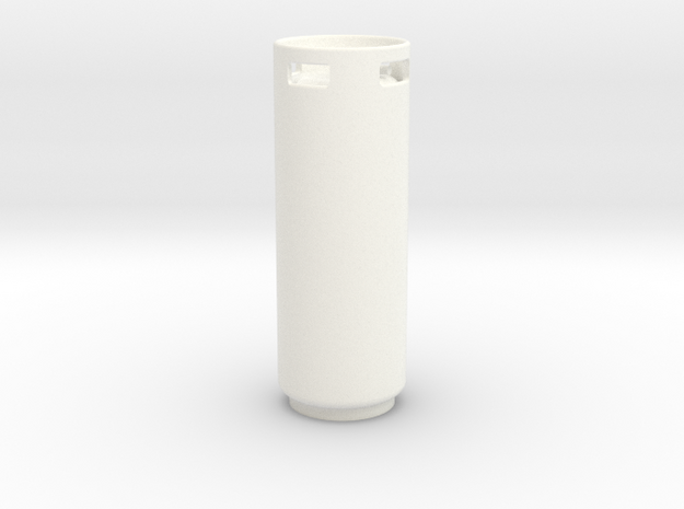 1/10 SCALE CRAWLER PROPANE TANK in White Processed Versatile Plastic