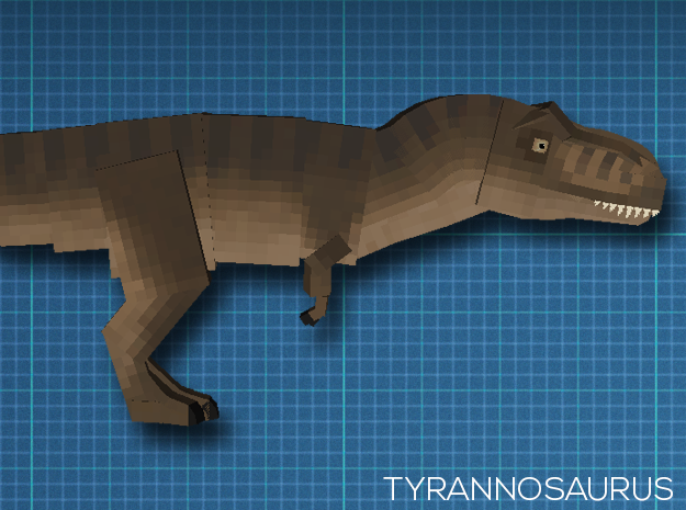 [JurassiCraft] Tyrannosaurus (Female) in Full Color Sandstone