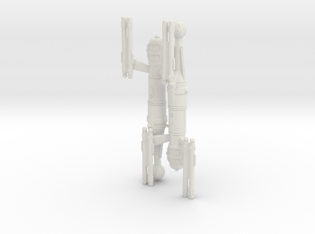 Twin Invader Advanced Light Cruisers in White Natural Versatile Plastic