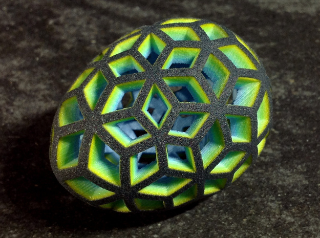 Mosaic Egg #10 in Full Color Sandstone