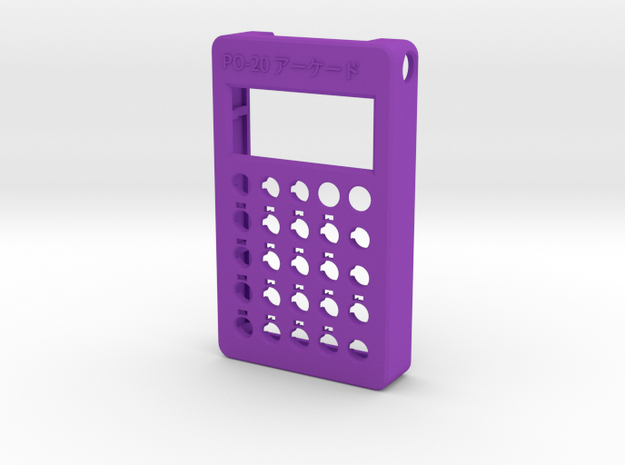 PO-20 case front in Purple Processed Versatile Plastic