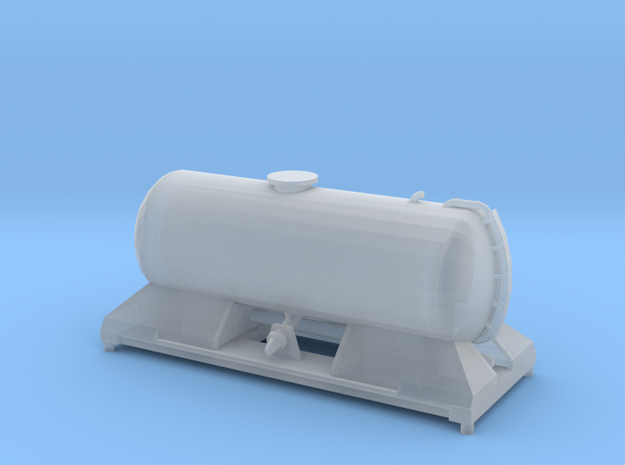 FEA-F Spine Wagon Mounted Tank Module for N Gauge, in Smooth Fine Detail Plastic