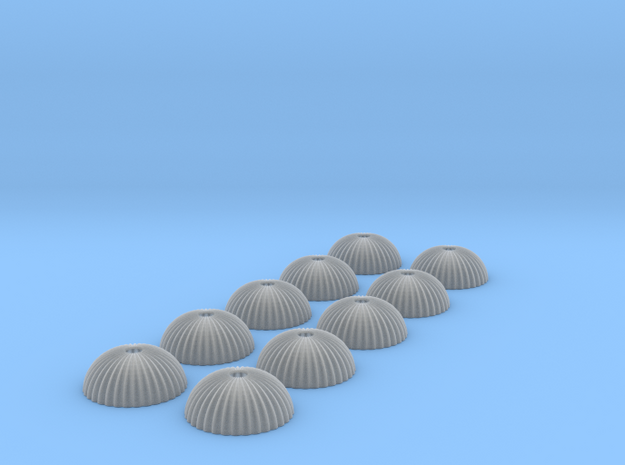 1/400 scale army parachute para Fallschirm 10 of in Tan Fine Detail Plastic
