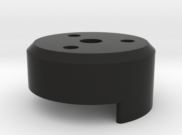 1/4"-20 adapter in Black Natural Versatile Plastic
