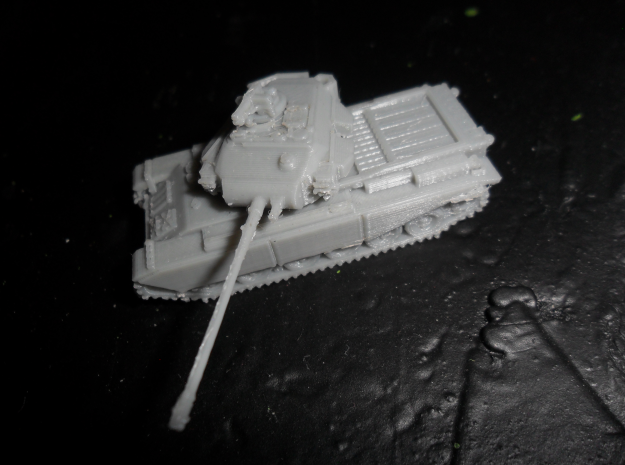 MG144-UK02A Centurion Mk 5 MBT (with skirts) in White Natural Versatile Plastic