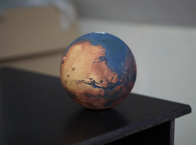 Oceanic Mars in Full Color Sandstone