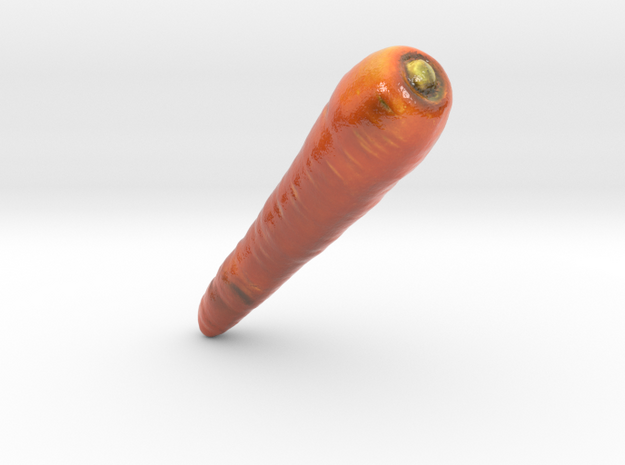 The Carrot-mini in Glossy Full Color Sandstone