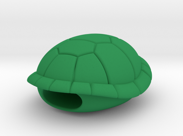 Turtle Shell Lacelock/Dubrae in Green Processed Versatile Plastic
