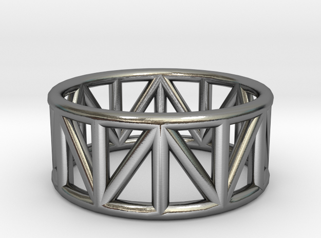 Truss Ring 1.6mm in Polished Silver