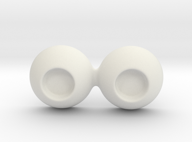 Eyes 18mm Medium Pupil  in White Natural Versatile Plastic
