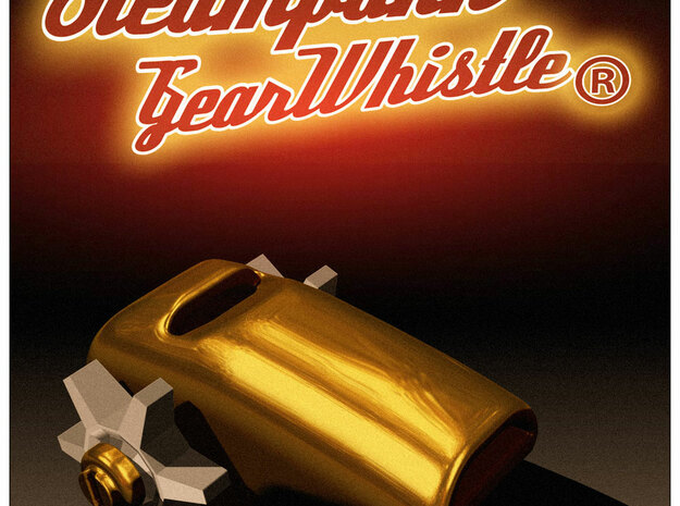 Steampunk whistle in White Natural Versatile Plastic