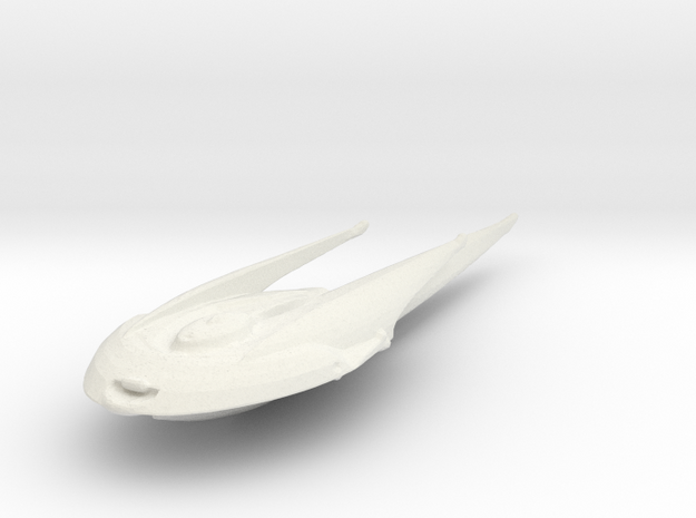 Federation sceince vessel in White Natural Versatile Plastic