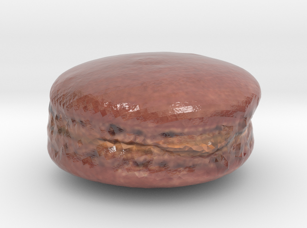 The Cassis Macaron-mini in Glossy Full Color Sandstone