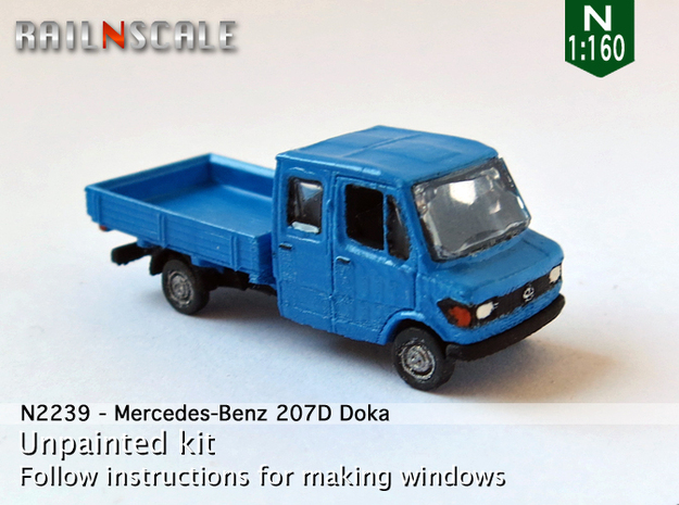 Mercedes-Benz 207D Doka (N 1:160) in Tan Fine Detail Plastic