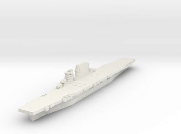 USS Saratoga (1943) 1/2400 in White Natural Versatile Plastic