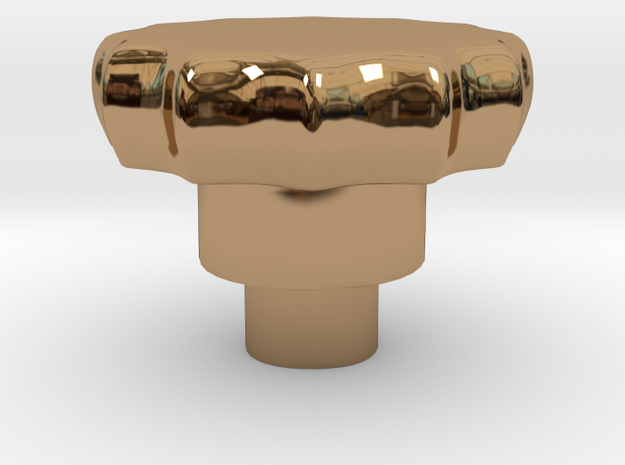  1/18 USN Telegraph Knob in Polished Brass