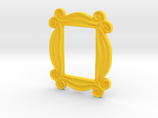 Peep Hole Frame in Yellow Processed Versatile Plastic