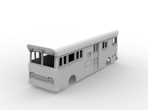 NSWR Paybus Second Series(HO/1:87 Scale) in White Natural Versatile Plastic