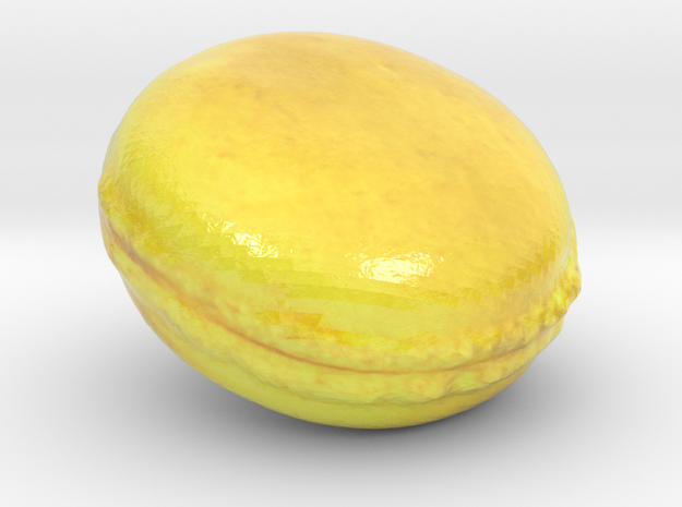 The Lemon Macaron-mini in Glossy Full Color Sandstone