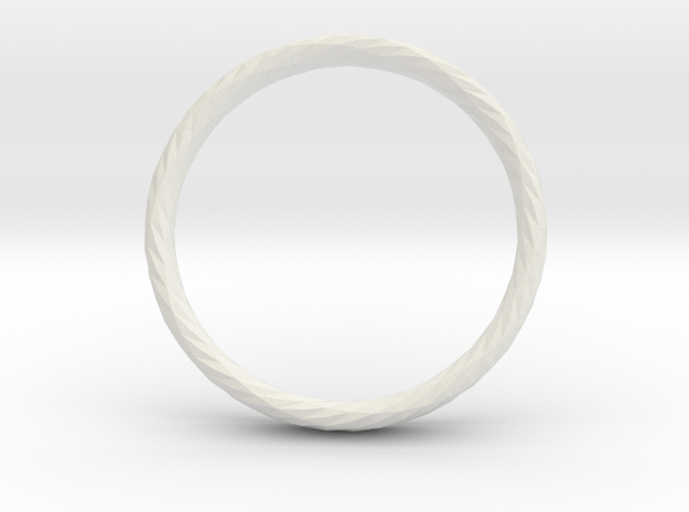 Twistium - Bracelet P=230mm h15 in White Natural Versatile Plastic