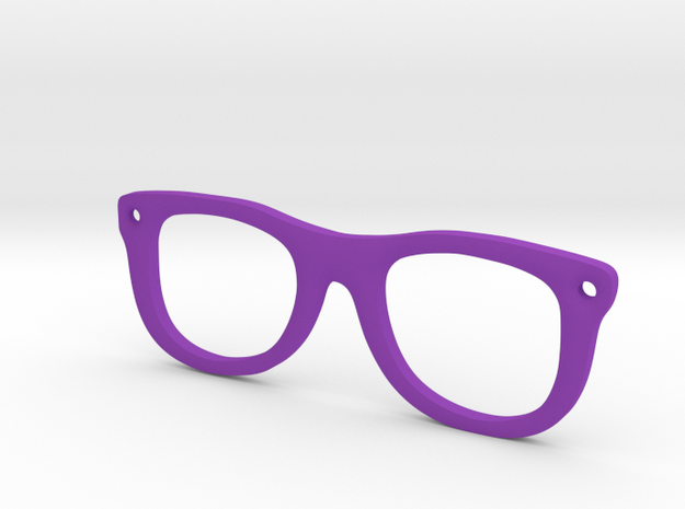 Glasses in Purple Processed Versatile Plastic