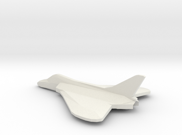 1/600 F4D-1 Skyray in White Natural Versatile Plastic