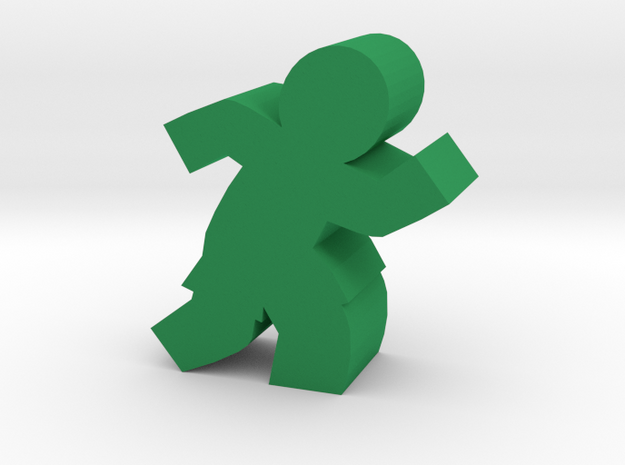 Game Piece, Soccer, Basketball Player in Green Processed Versatile Plastic