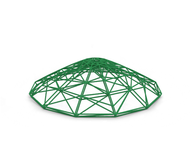 Lamp in Green Processed Versatile Plastic