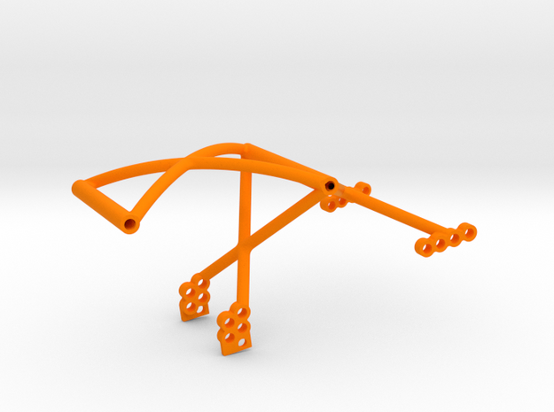 SuDu Mod 3D Rear Cage in Orange Processed Versatile Plastic