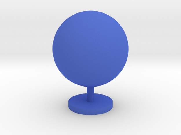 Game Piece, Planet in Blue Processed Versatile Plastic
