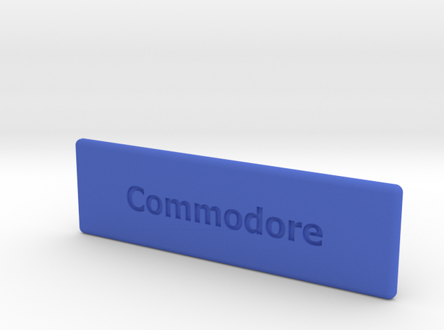 Chameleon 64 housing "Commodore" (cover - part 2) in Blue Processed Versatile Plastic