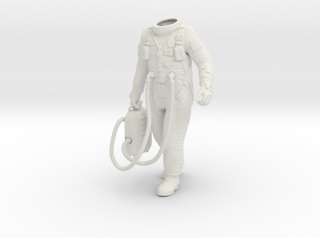 1:6 Gemini Astronaut / Protectiv Leggings in White Natural Versatile Plastic
