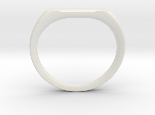 Ring - Personalized Occasion in White Natural Versatile Plastic