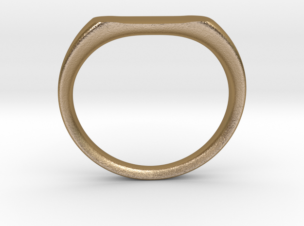 Ring - Personalized Occasion in Polished Gold Steel