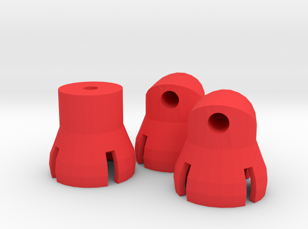 Gorilla Hands - Post and 90's in Red Processed Versatile Plastic
