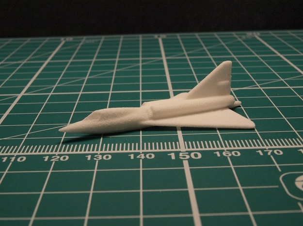 Convair F2Y Sea Dart 6mm 1/285 (Resting on water) in White Natural Versatile Plastic