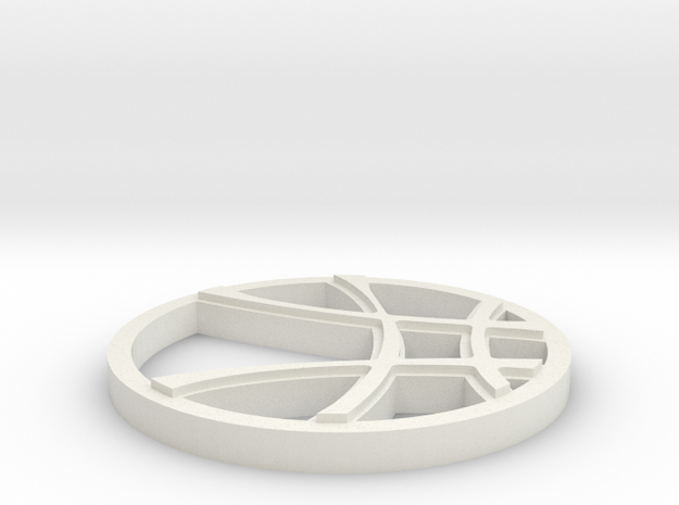 Eye Of Agamotto Top in White Natural Versatile Plastic