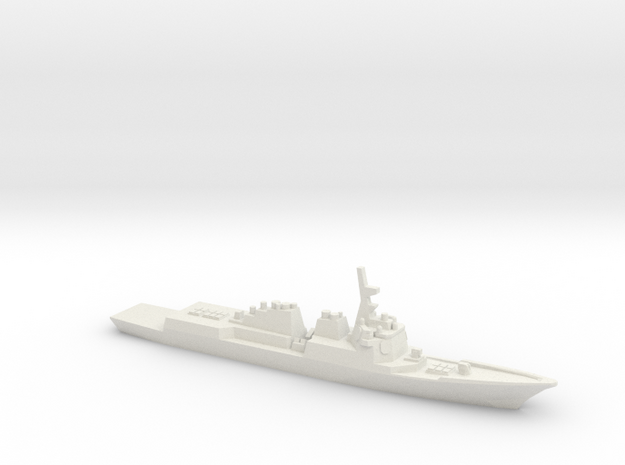 Sejong the Great-class destroyer, 1/2400 in White Natural Versatile Plastic