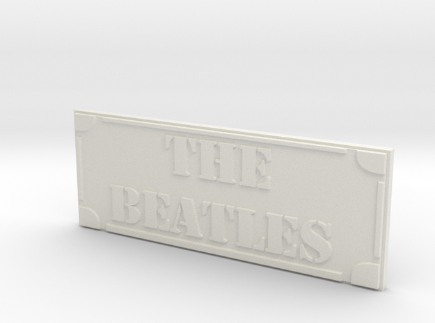 The Beatles in White Natural Versatile Plastic