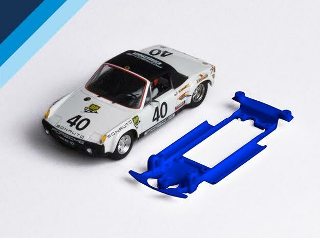 1/32 SRC Porsche 914 Chassis for Slot.it IL pod in White Natural Versatile Plastic