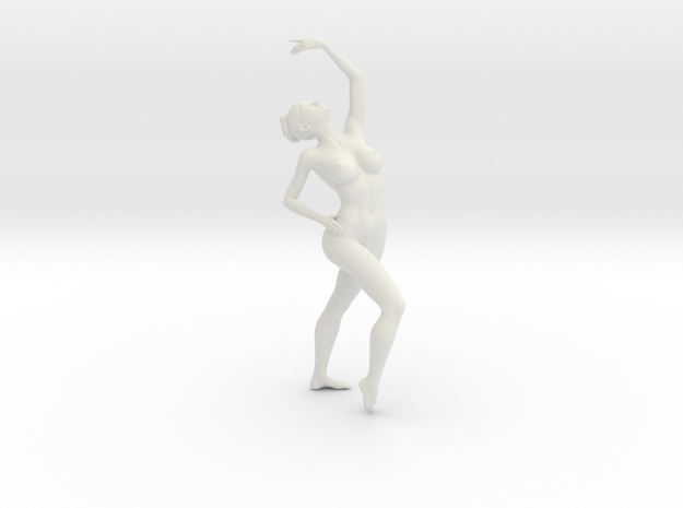  1/18 Nude Dancers 001 in White Natural Versatile Plastic