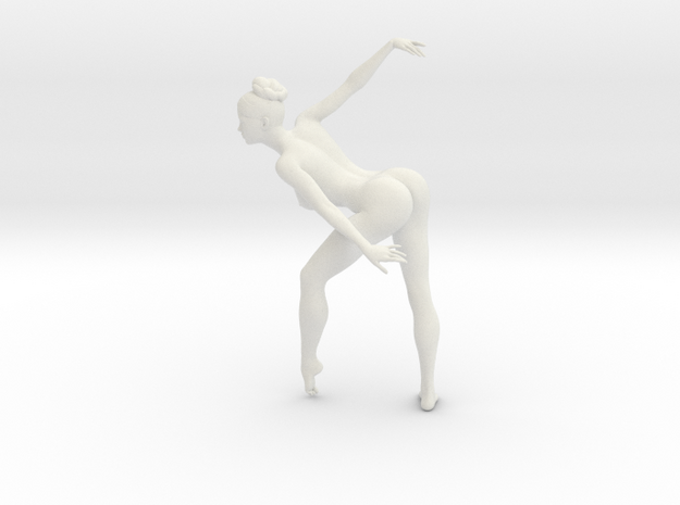  1/18 Nude Dancers 004 in White Natural Versatile Plastic