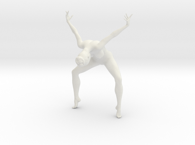 1/18 Nude Dancers 011 in White Natural Versatile Plastic