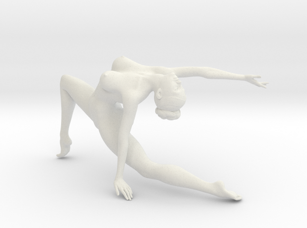 1/18 Nude Dancers 019 in White Natural Versatile Plastic