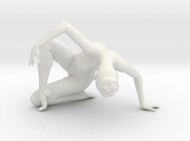 1/18 Nude Dancers 023 in White Natural Versatile Plastic