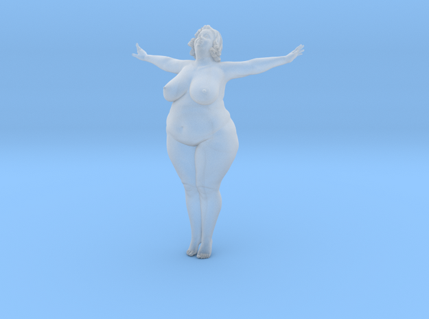 1/32 Fat Woman 014 in Tan Fine Detail Plastic
