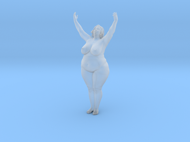 1/32 Fat Woman 015 in Tan Fine Detail Plastic